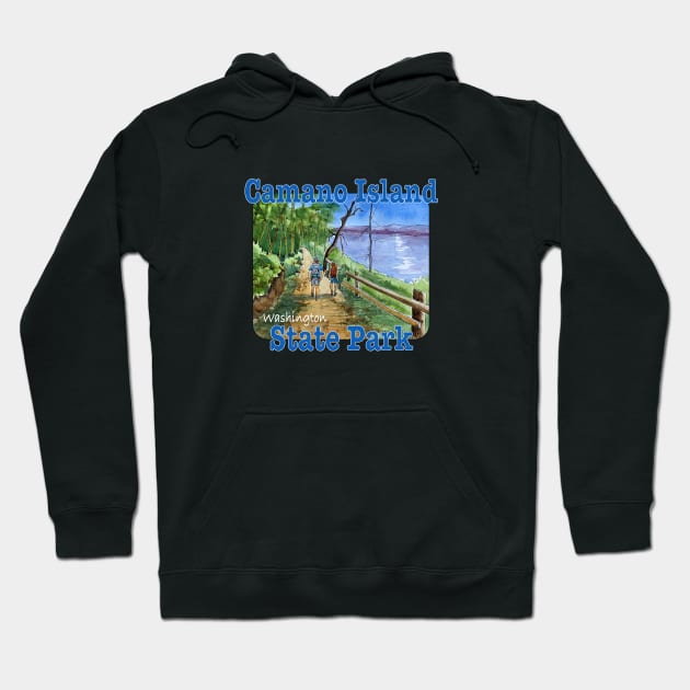 Camano Island State Park, Washington Hoodie by MMcBuck